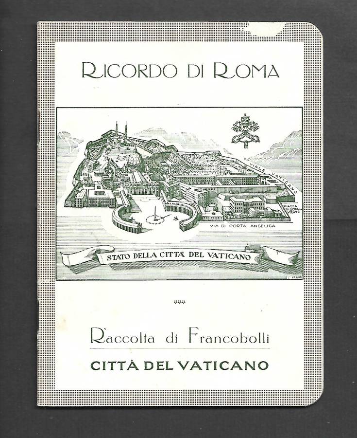 Raccolta di Francobolli, Vaticano, 1960s, 24 MH* stamps in souvenir booklet