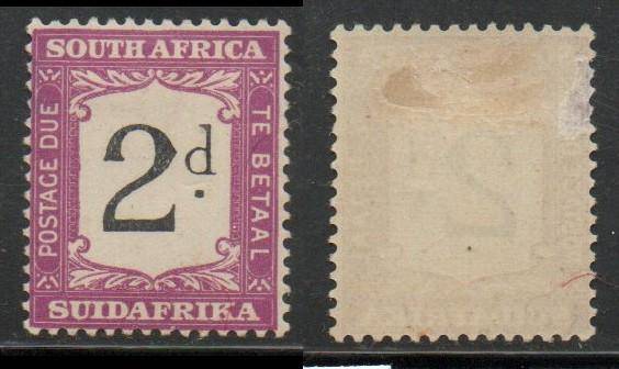 South Africa 1927 - 8, 1/2d, 2d postage due,  MH *gum thin