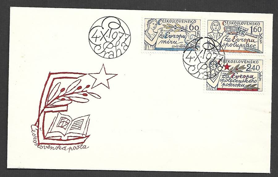 Czechoslovakia, 1977, European Security, FDC