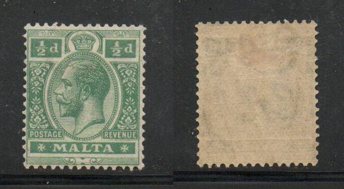 Malta, 1922, 1/2d, green, MH *