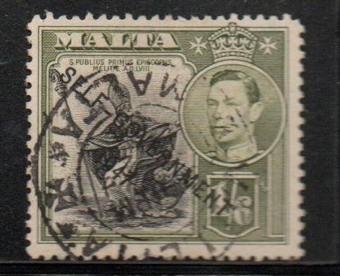 Malta, 1938, 1s6d, overprinted SELF GOVERNMENT, good used