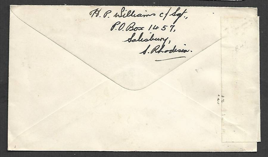 S. Rhodesia, WWII, cover 3d ???? cds > S.Africa, PASSED BY CENSOR AB No 11, h/s OPENED BY CENSOR