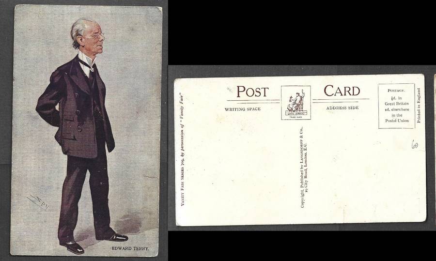 Edward Terry, art type by "SPY"., Vanity fair Series.