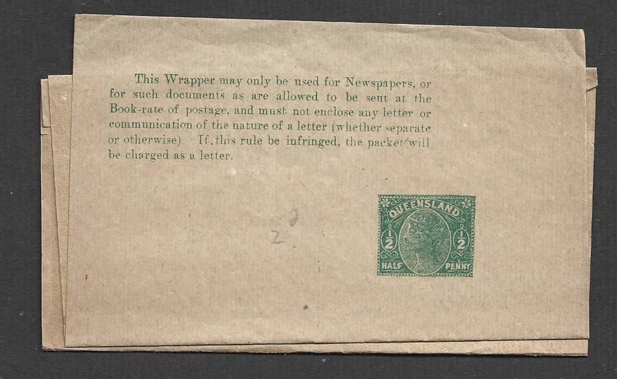 Australia Western Australia VRI, 1/2d postal card unused