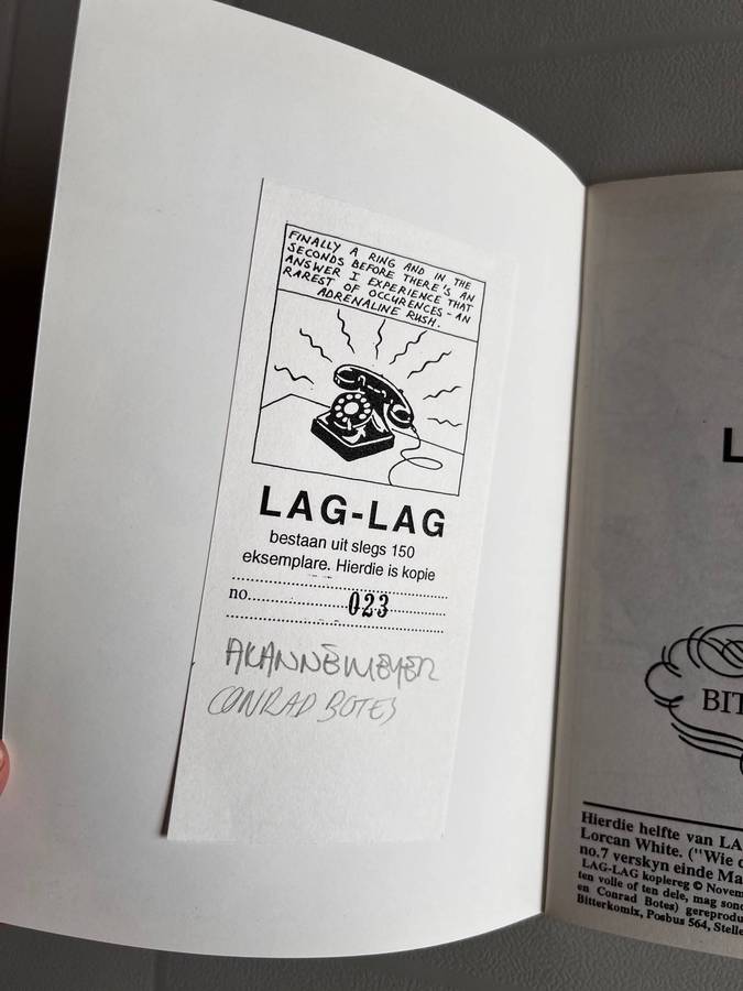 Bitterkomix Pulp: Lag Lag (Signed)