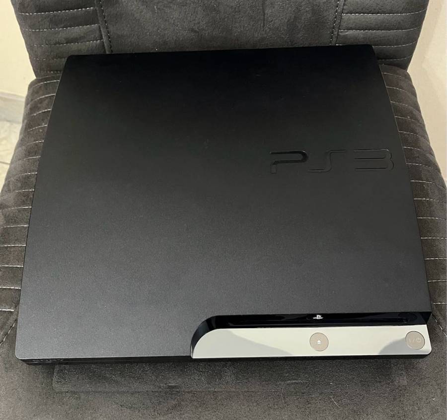 PS3 Slim Modded Console - 120GB + 10 Games