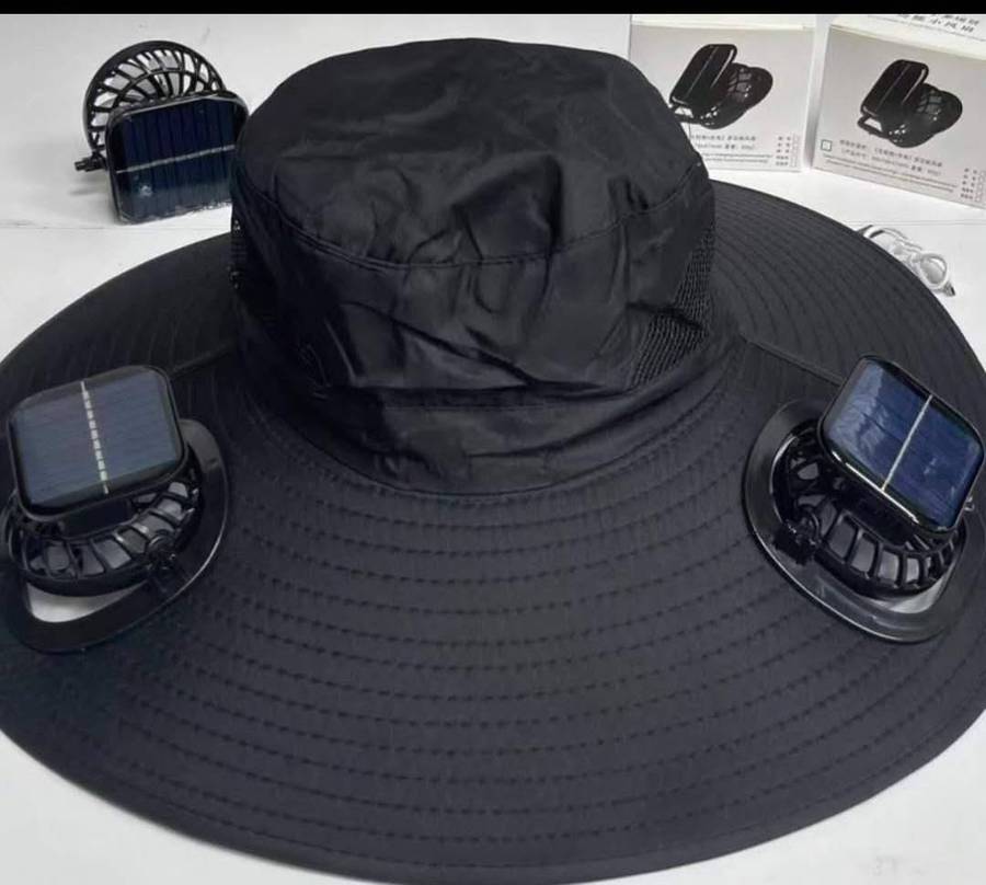 SUN HAT WITH SOLAR  FANS