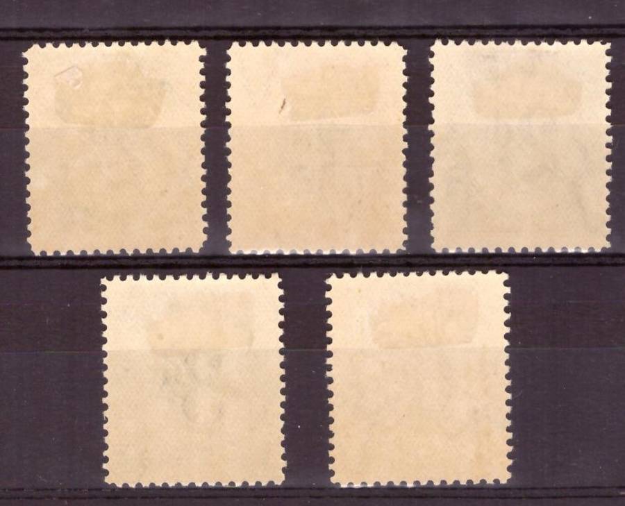 1931 SWA Postage Due [ NAMIBIA ]   SACC #46-50 MH.