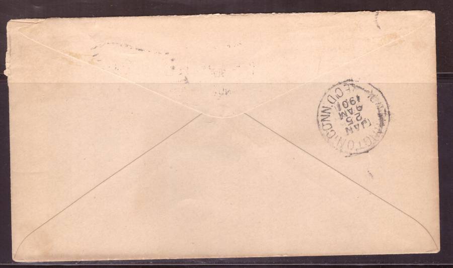 USA 1901 Cover from South Bend to Saultington??