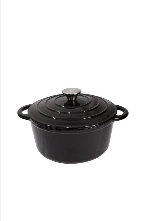 7 Piece Cast Iron Pot Set - Blue