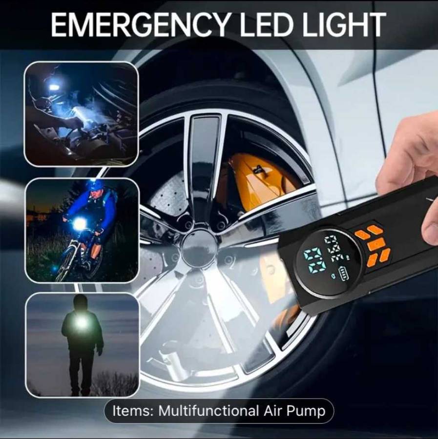 4 in 1 Car jumpstarter (1pc multifunction Portable Jumpstarter with Air compressor) GREAT SPECIAL