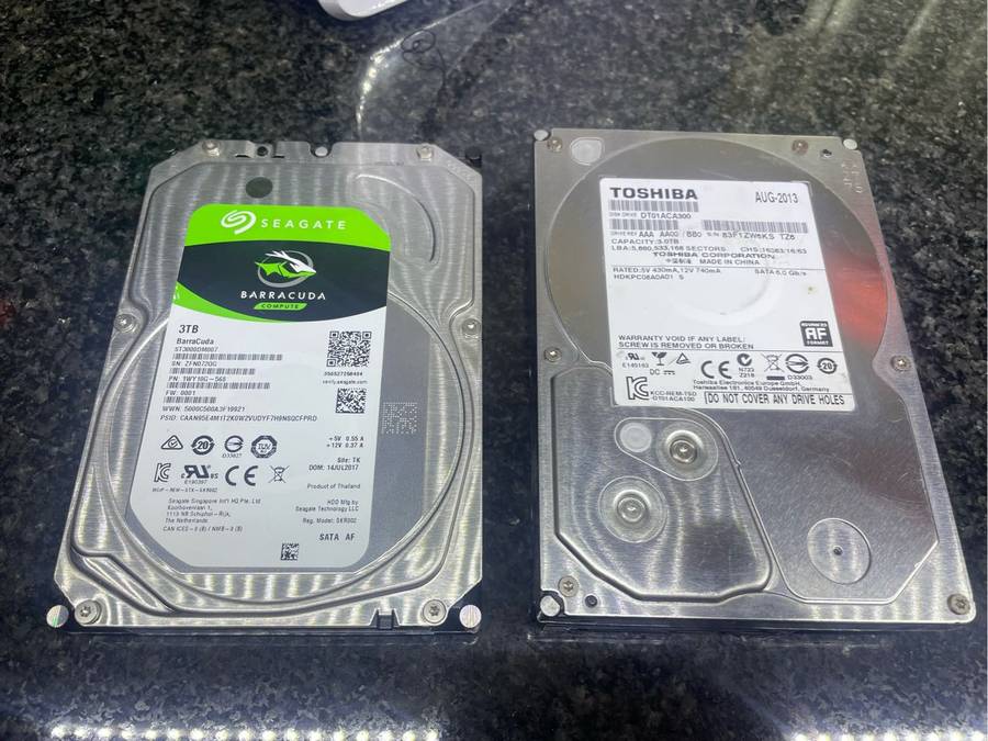 2x 3TB Hard Drive