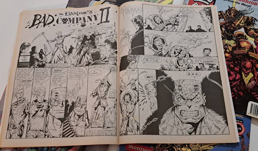 5x The Best Of 2000AD Judge dredd vintage old rare retro comic books Fleetway & IPC magazine's