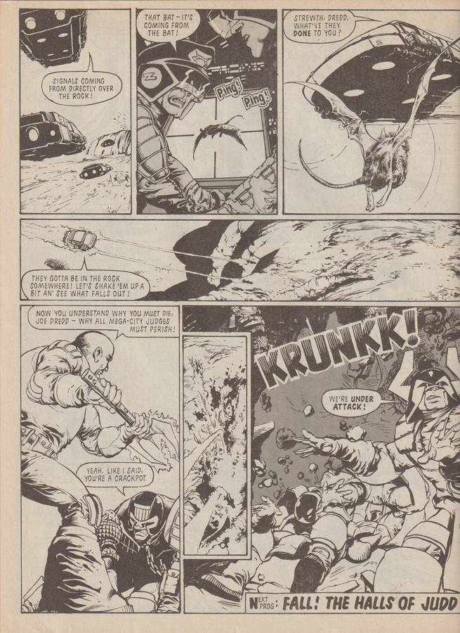 2000 AD Prog #561 (1988) featuring Judge Dredd comic book rare retro vintage old collectable