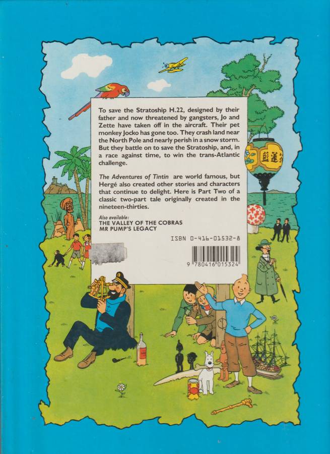 Destination New York By Herge comic cartoon book author of Tintin