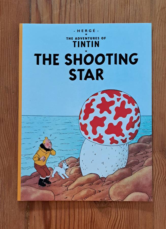 The Adventures Of Tintin The Shooting Star By Herge comic cartoon graphic novel classic