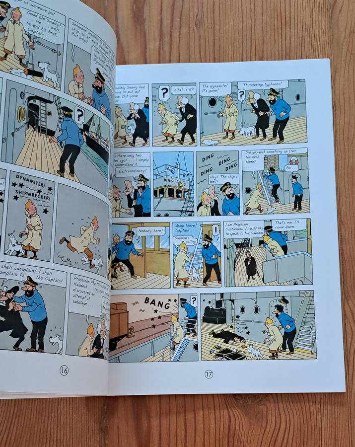 The Adventures Of Tintin The Shooting Star By Herge comic cartoon graphic novel classic