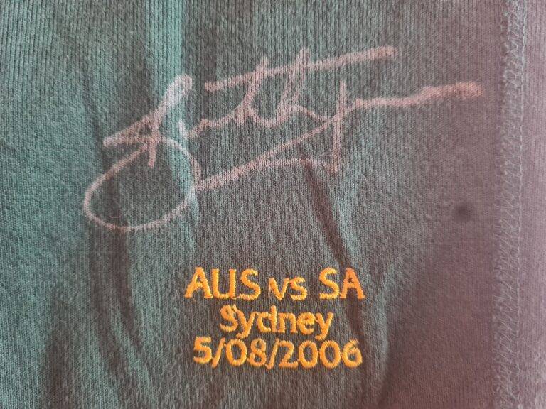 Springbok Rugby Match Used Jersey  Butch James #10