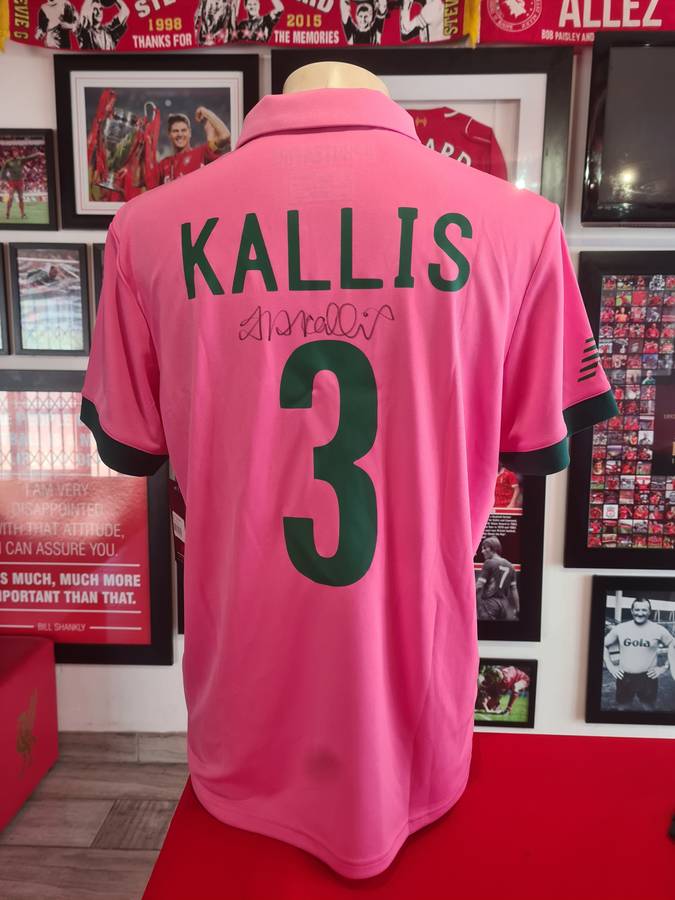 South Africa Pink ODI Cricket Shirt Signed By Jacques Kallis