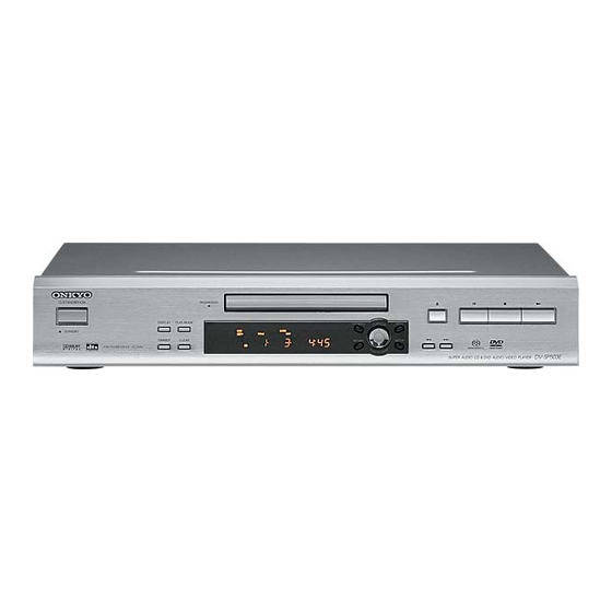 ONKYO DV-SP503E DVD PLAYER | CD/MP3 | SUPER AUDIO