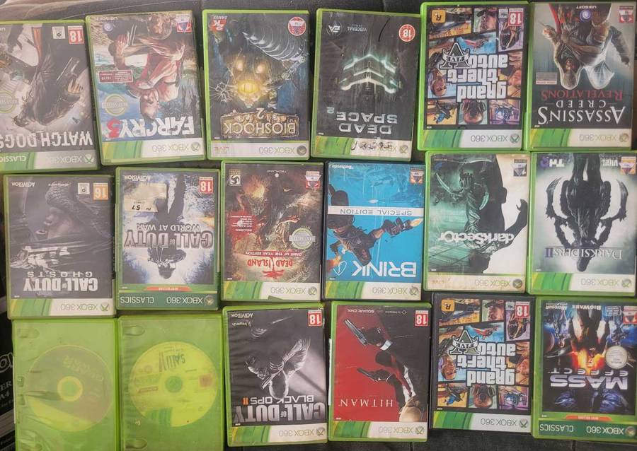 Xbox 360 Console + 47 games