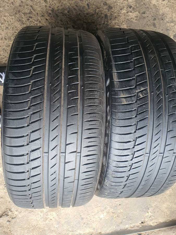 275/35/22, 315/30/22 Continental Premium Contact. 75% life