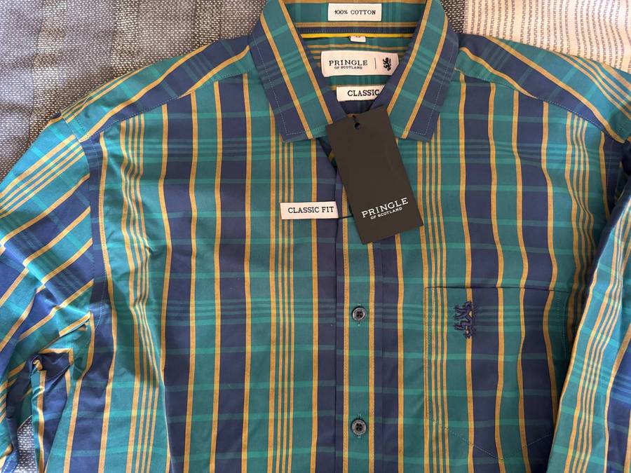 Original PRINGLE of Scotland Formal Shirt MSLS1029 - X-Large (Retail R1699) - Classic