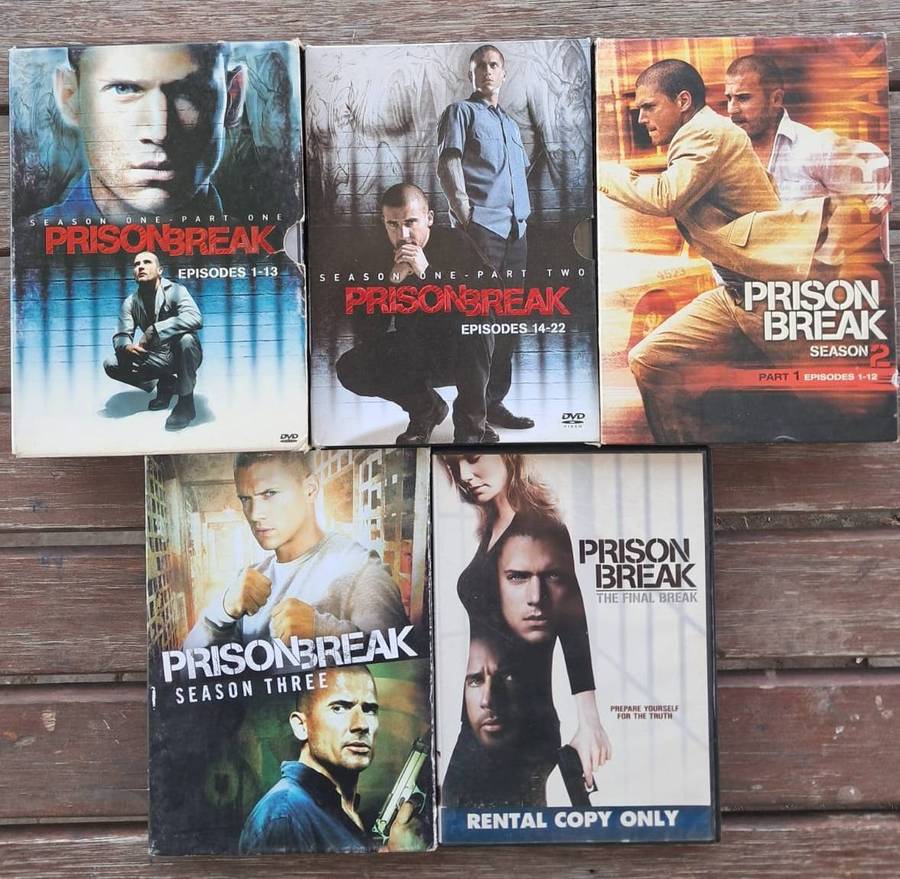 Prison Break Season 1, 2, 3 & Final Break Dvd Collection