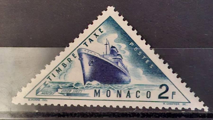 1953-1954 - Monaco - 2Fr -  Unused - Potage Due