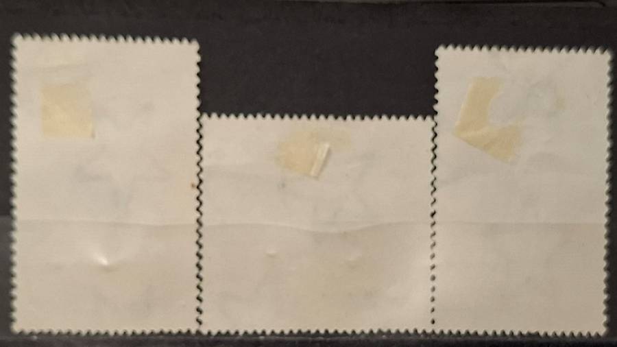 1955 - Hungary - 40f + 50f + 60f - Airmail - Winter Sports