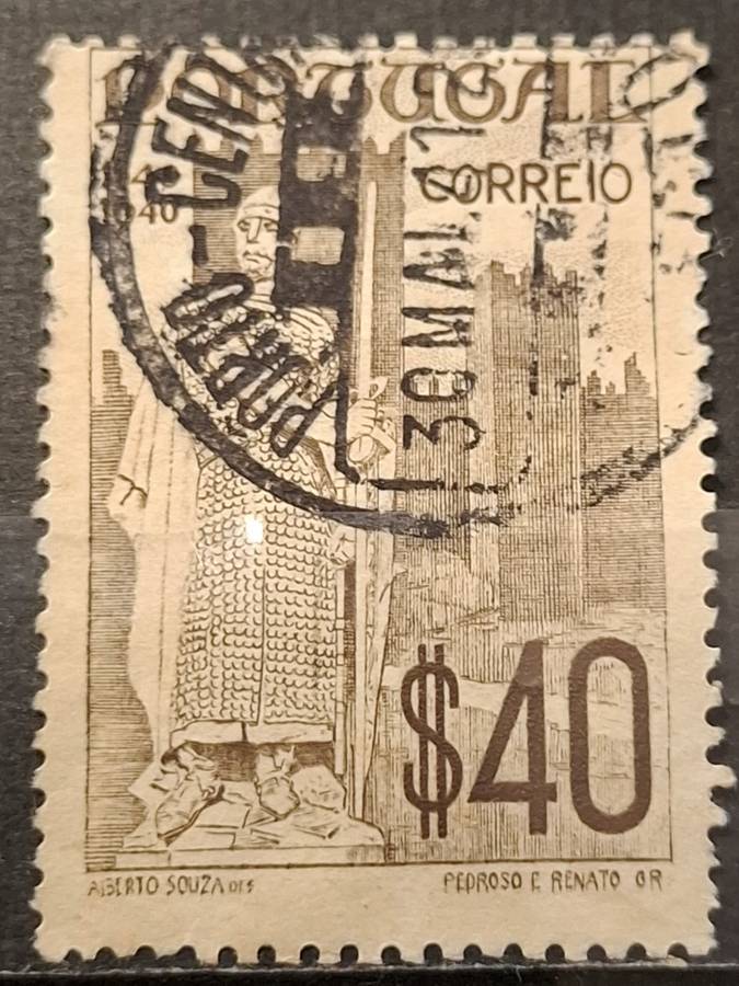 1940 - Portugal - $40 - Independence Anniversaries and Portuguese International Exhibition, Lisbon
