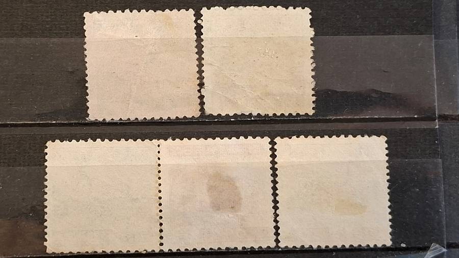 1937-1944 - Japan  - 5S + 10S + 30S + 55S + 1EN - New Daily Stamps