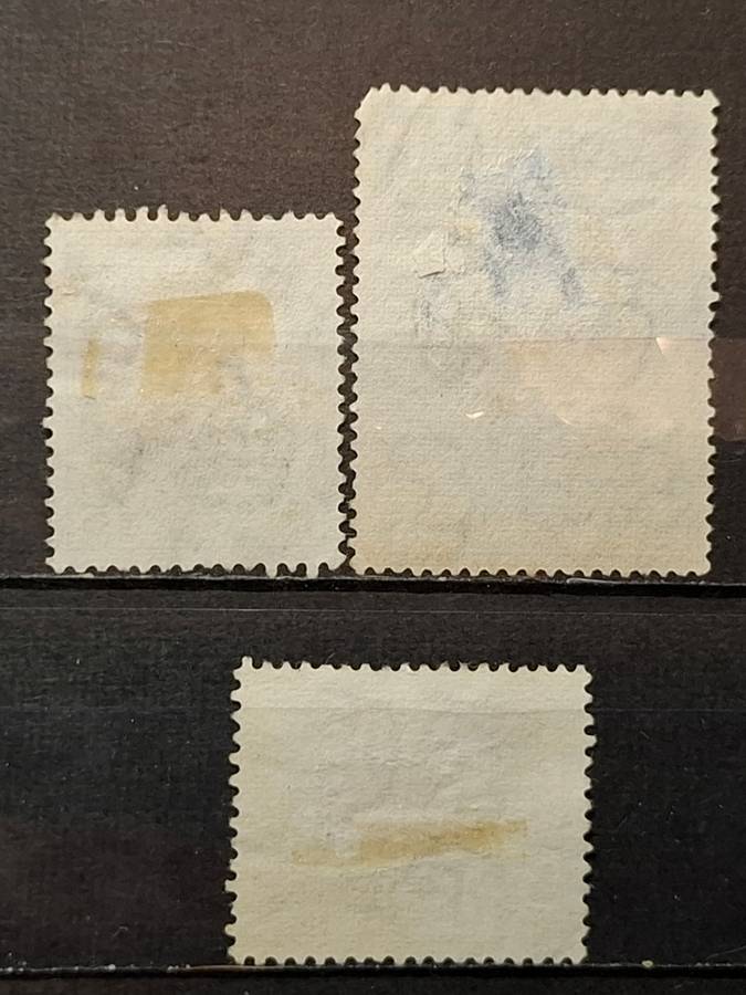 1949 - Ceylon - 4c + 5c + 25c - The 1st Anniversary of Independence + The 75th Anniversary of the UP