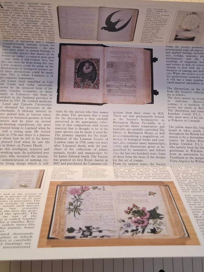 1988 - UK - Used : 18 + 31 + 34 - The Linnean Society Royal Mail Brochure with Stamps