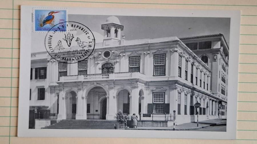 1966 - RSA - Post card  - The old Town House Cape Town  -  The Michaelis Collection - Postmark Repub