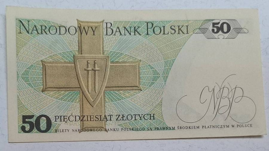 1988 - Poland - 50 Zlotys -  AU/UNC - Demonetised Jan 1995 - GB 1710645