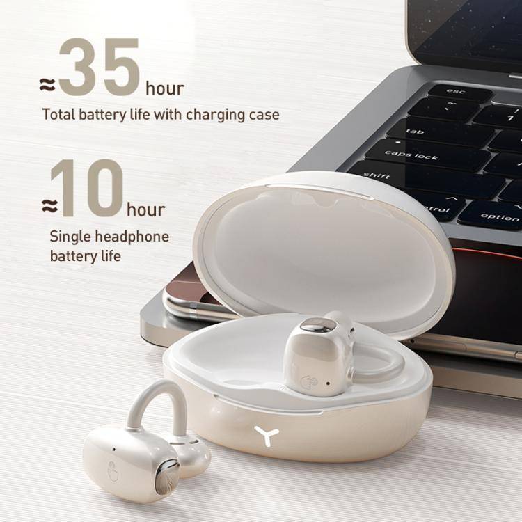 ZGA GS24 Ear Clip Wireless Bluetooth Earphones(Black)