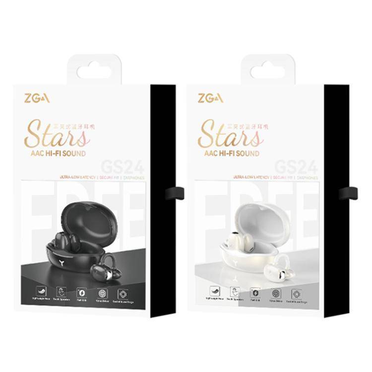 ZGA GS24 Ear Clip Wireless Bluetooth Earphones(Black)