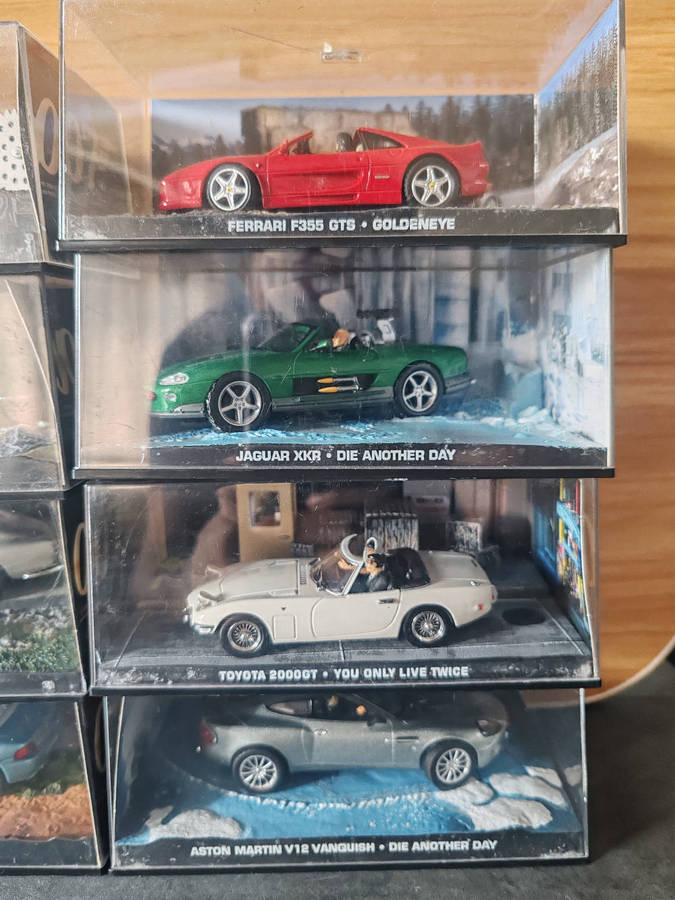 James bond die cast car collection