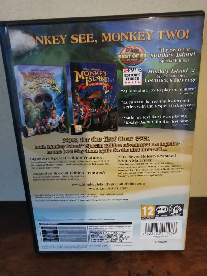 Rare! Monkey Island: Special Edition Collection on PC - Complete with Booklet
