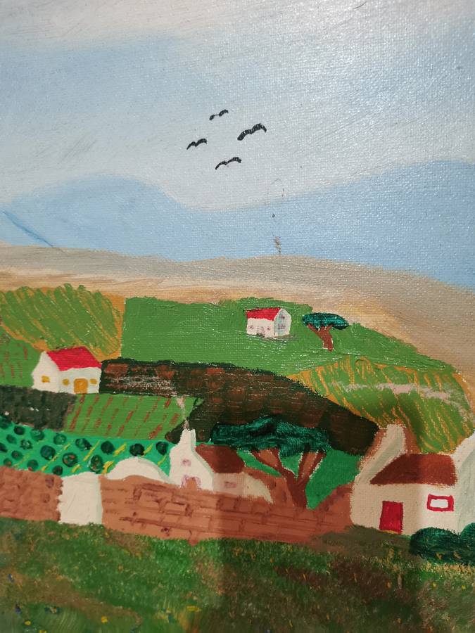 Lovely Original Art Piece Signed by the Artist in 2002 (52cmx41cm)