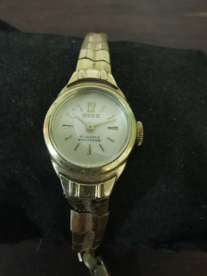 Vintage 21 Jewels Rolled Gold Osco Ladies Watch