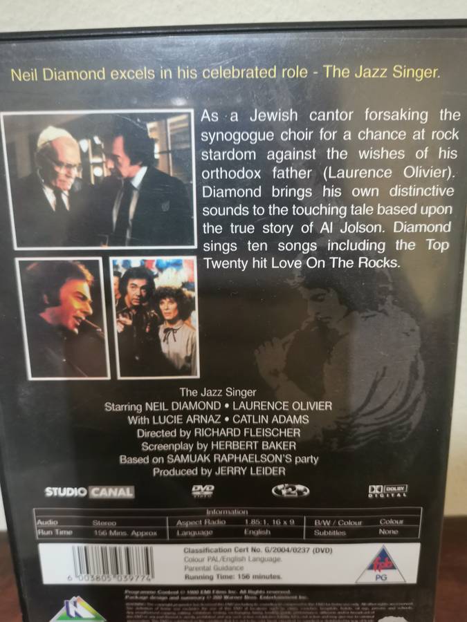 The Jazz Singer Rare DVD and Soundtrack Combo