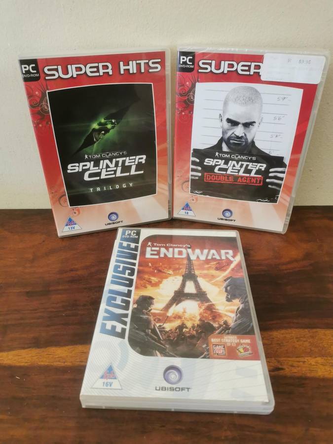 Splinter Cell Trilogy with Double Agent and End War on PC