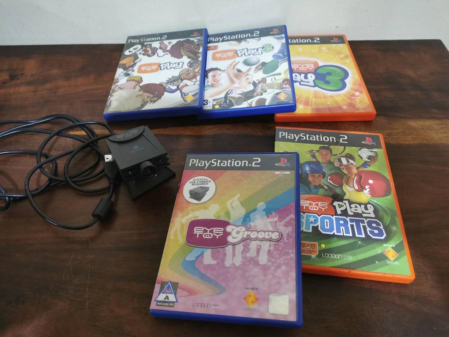 PlayStation 2 Eye Toy PLUS x5 Games
