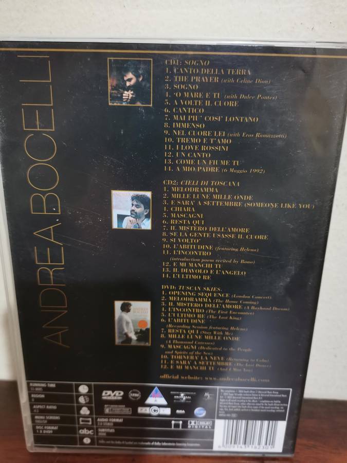Andrea Bocelli Special Deluxe Sound and Vision Edition Box Set