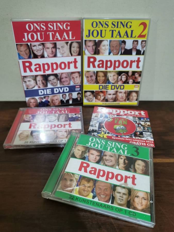 Rapport, Ons Sing jou Taal Music DVD and CD Collection