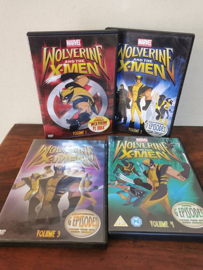 Wolverine and the X-men vol 1-4 on DVD