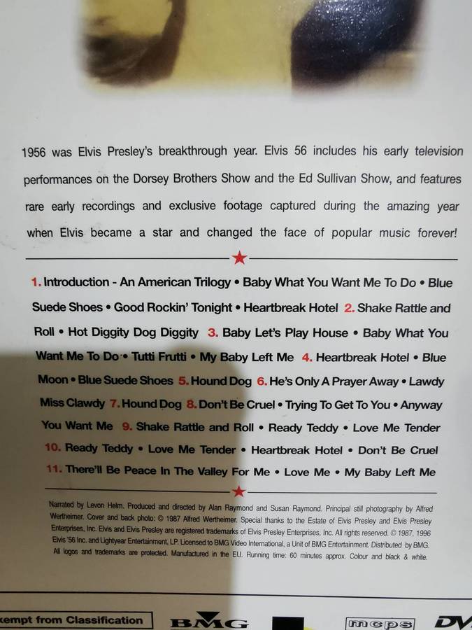 Elvis 56 on DVD - Soft Cover Edition