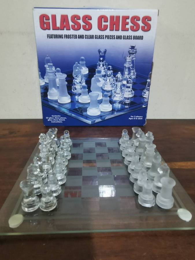Gorgeous Glass Chess Set